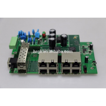 industrial POE+ poe switch 30W pcb board ieee802.3af/at vlan support cascade